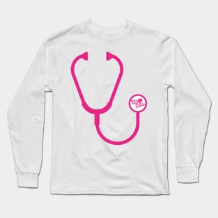 Nursing Student Barbie Stethoscope Long Sleeve T-Shirt